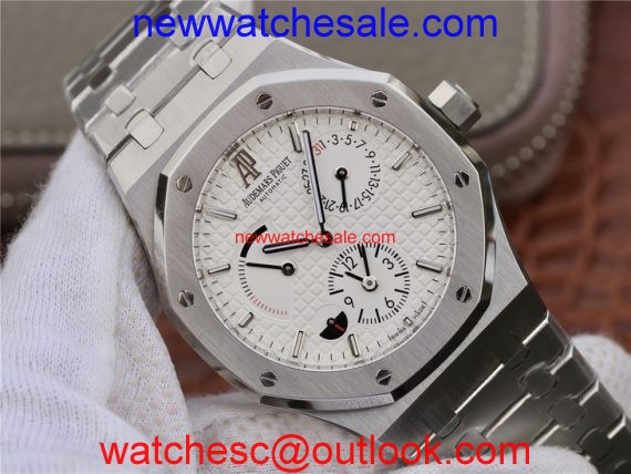 Audemars Piguet Royal Oak 41mm 26120 White Dial Bracelet Watch00816