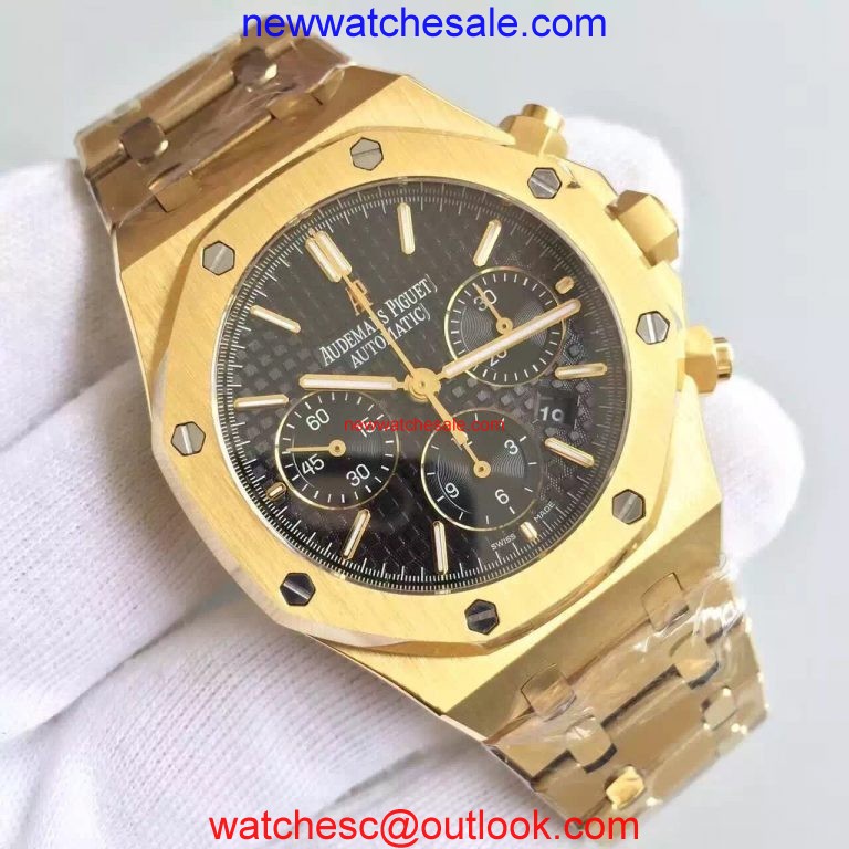 Audemars Piguet Royal Oak Chronograph 26320 Black Dial Bracelet Watch01287