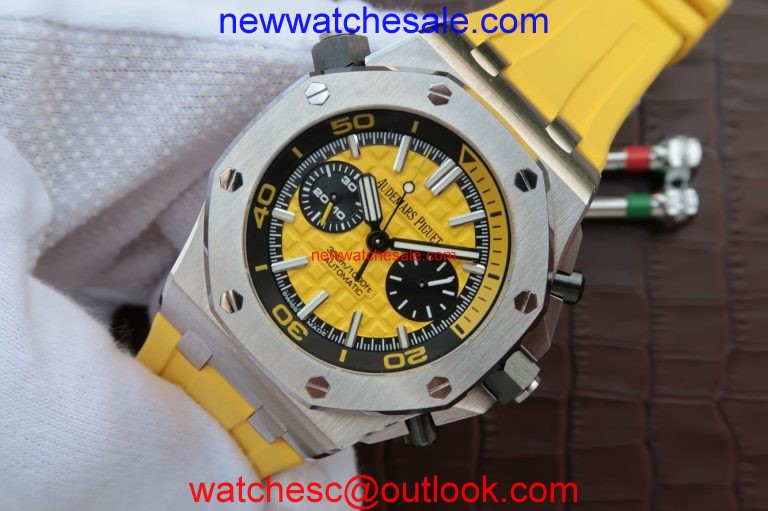 Audemars Piguet Royal Oak Offshore Diver Chronograph Yellow Watch00559