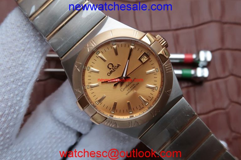 Best Imitation Omega V6 Constellation 35mm Bezel Dial Bracelet Watch00373