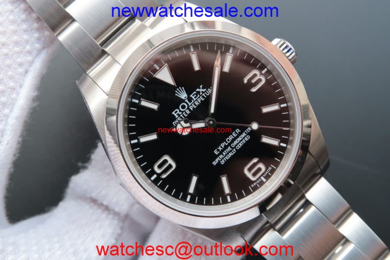 Best Rolex EXPLORER I 214270 39mm Black Dial Bracelet Rolex Watch00245
