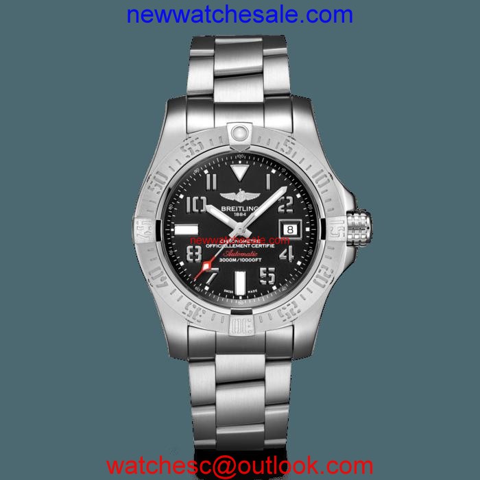Breitling Avenger II Seawolf Steel satin-finish Volcano Black Breitling Watch00197