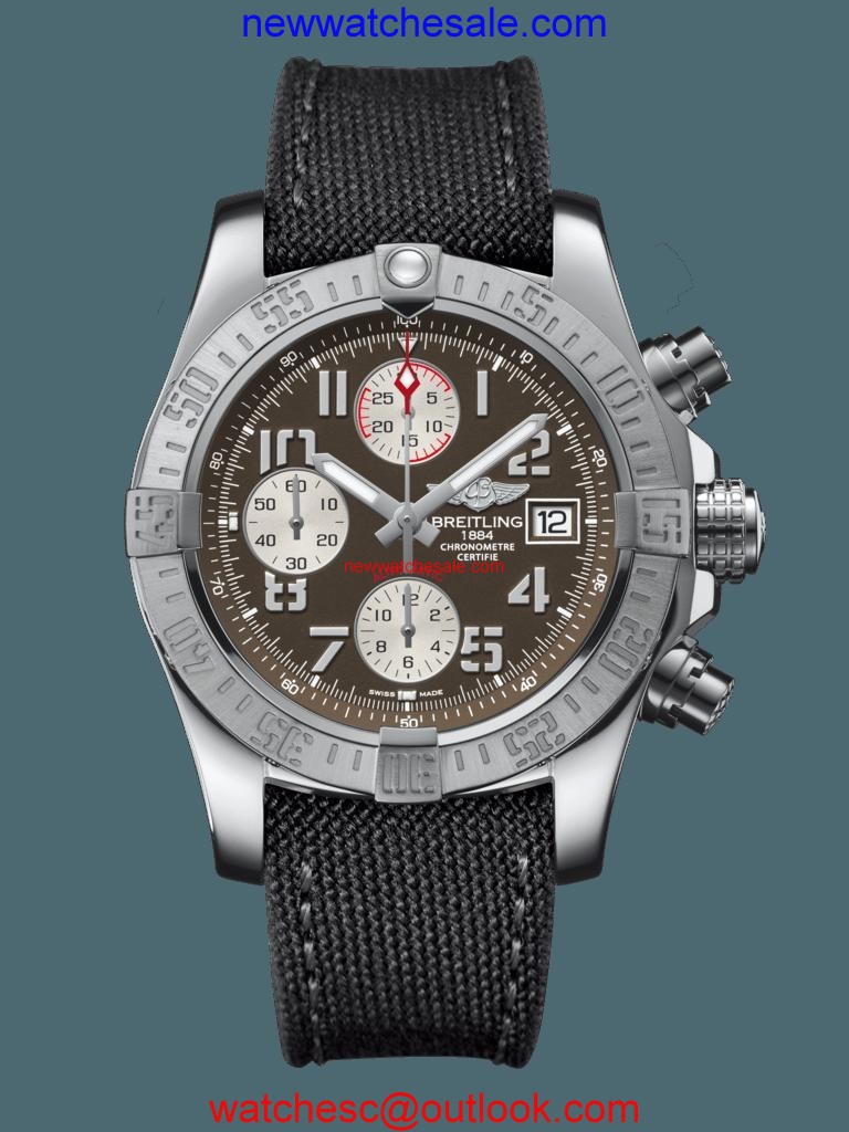 Breitling Avenger II Steel Tungsten Gray Watch01203
