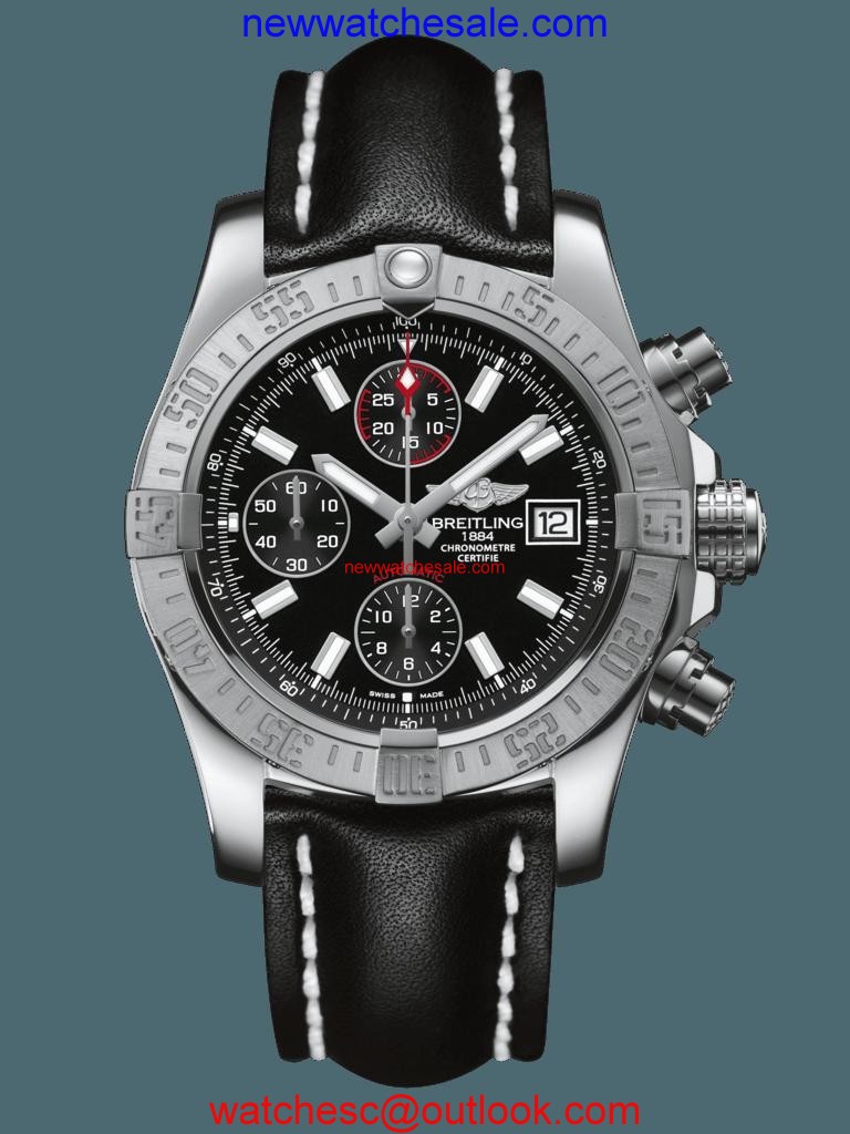 Breitling Avenger II Steel Volcano Black Watch01078