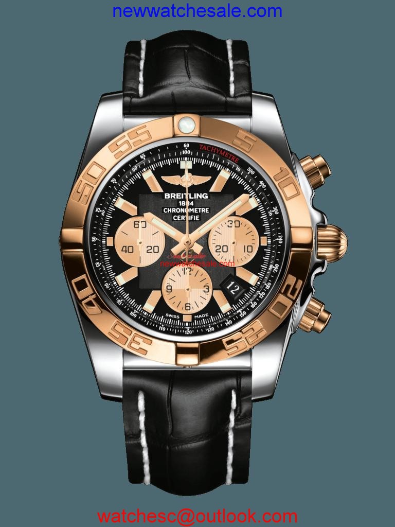 Breitling Chronomat 44 Steel & gold Onyx Black Breitling Watch00980