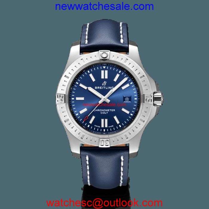 Breitling Chronomat Colt Automatic 44 Steel Mariner Blue Breitling Watch00890