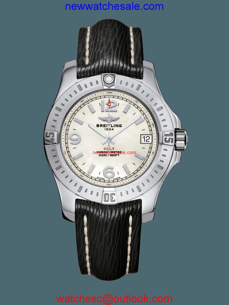 Breitling Colt 36 Steel Pearl Watch00254