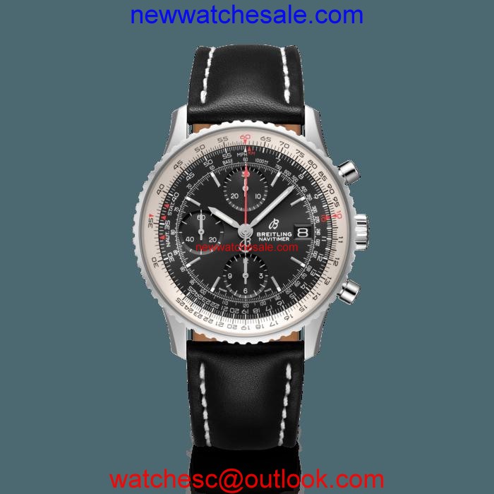 Breitling Navitimer 1 Chronograph 41 Steel Black Breitling Watch00645
