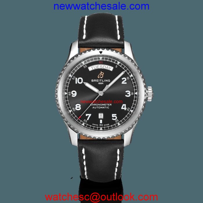Breitling Navitimer 8 Automatic Day & Date 41 Steel Black Breitling Watch01087