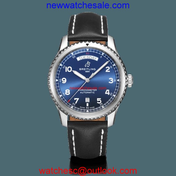 Breitling Navitimer 8 Automatic Day & Date 41 Steel Blue Breitling Watch00219