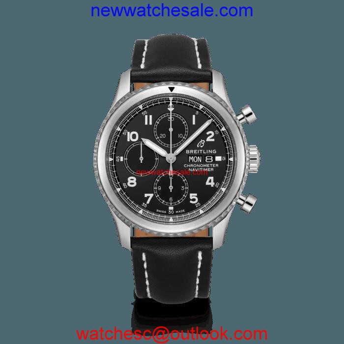 Breitling Navitimer 8 Chronograph 43 Steel Black Watch00617