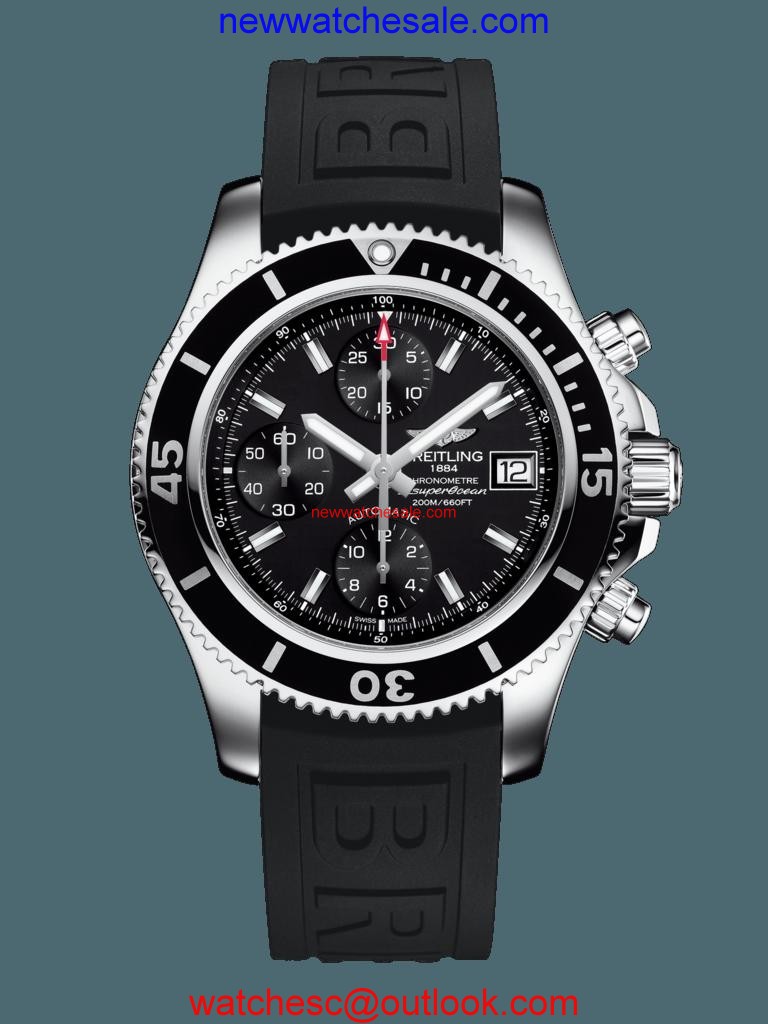 Breitling Superocean Chronograph 42 Steel Volcano Black Watch00348