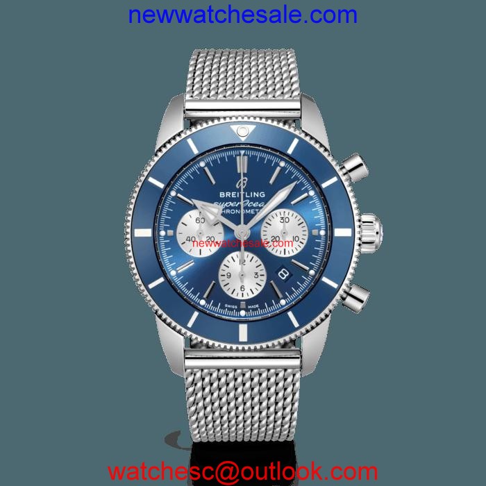 Breitling Superocean Heritage II B01 Chronograph 44 Steel Blue Watch00702