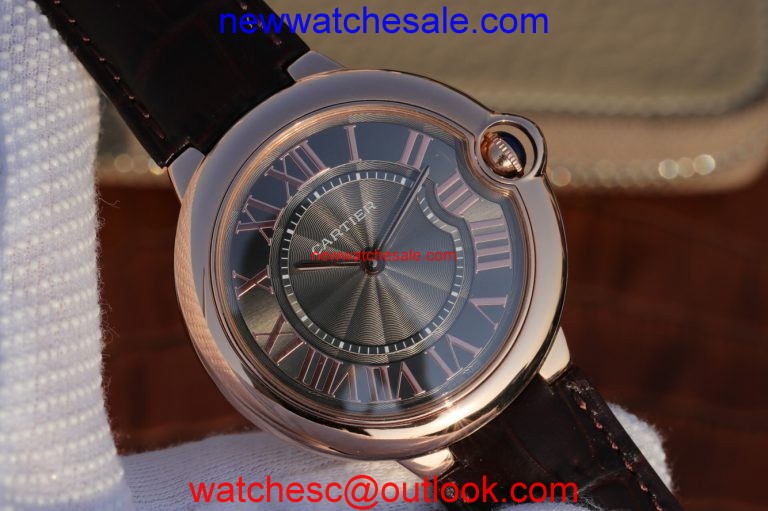 Cartier Ballon Bleu 46mm Black Textured Dial Watch01276