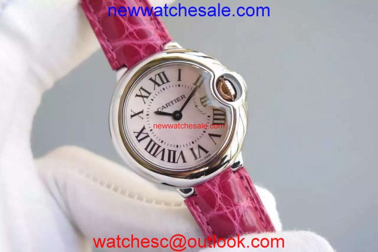 Cartier Ballon Bleu Ladies 28mm White Dial Ronda Quartz Watch01104