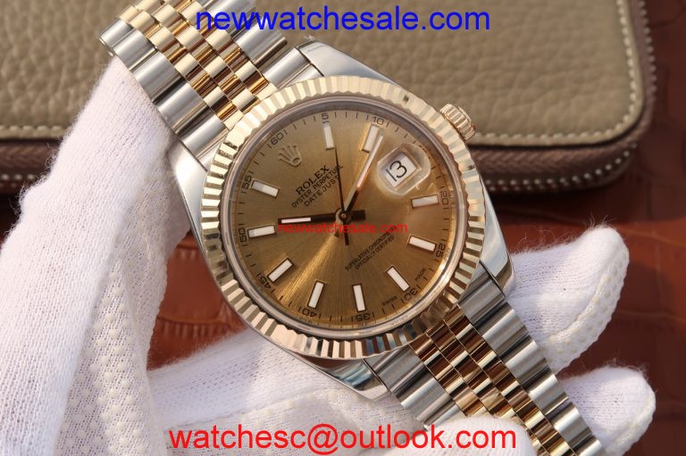 Copy Designer Rolex DateJust 41mm 126333 Wrapped Dial Bracelet Watch00158
