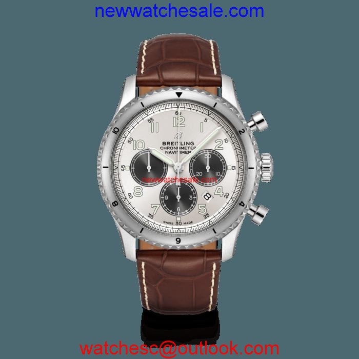 Copy Top Breitling Navitimer 8 B01 Chronograph 43 Steel Silver Breitling Watch00580
