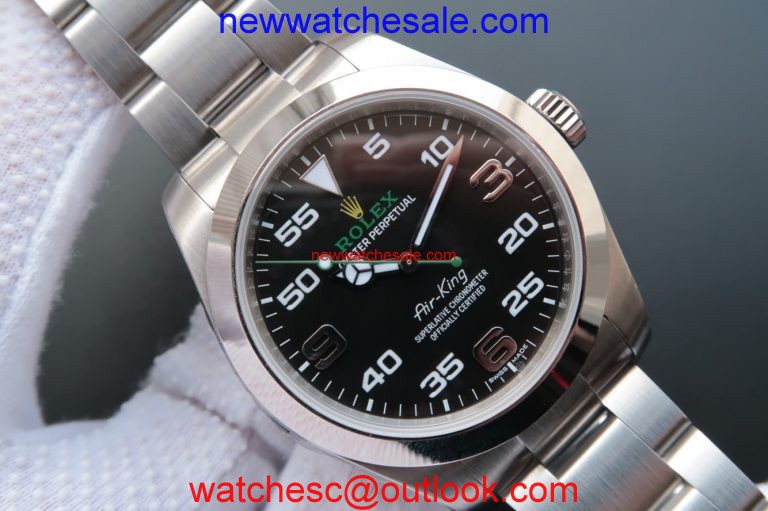 High Imitation Rolex Air-King 116900 40mm Baselworld 2016 Bracelet Watch01326