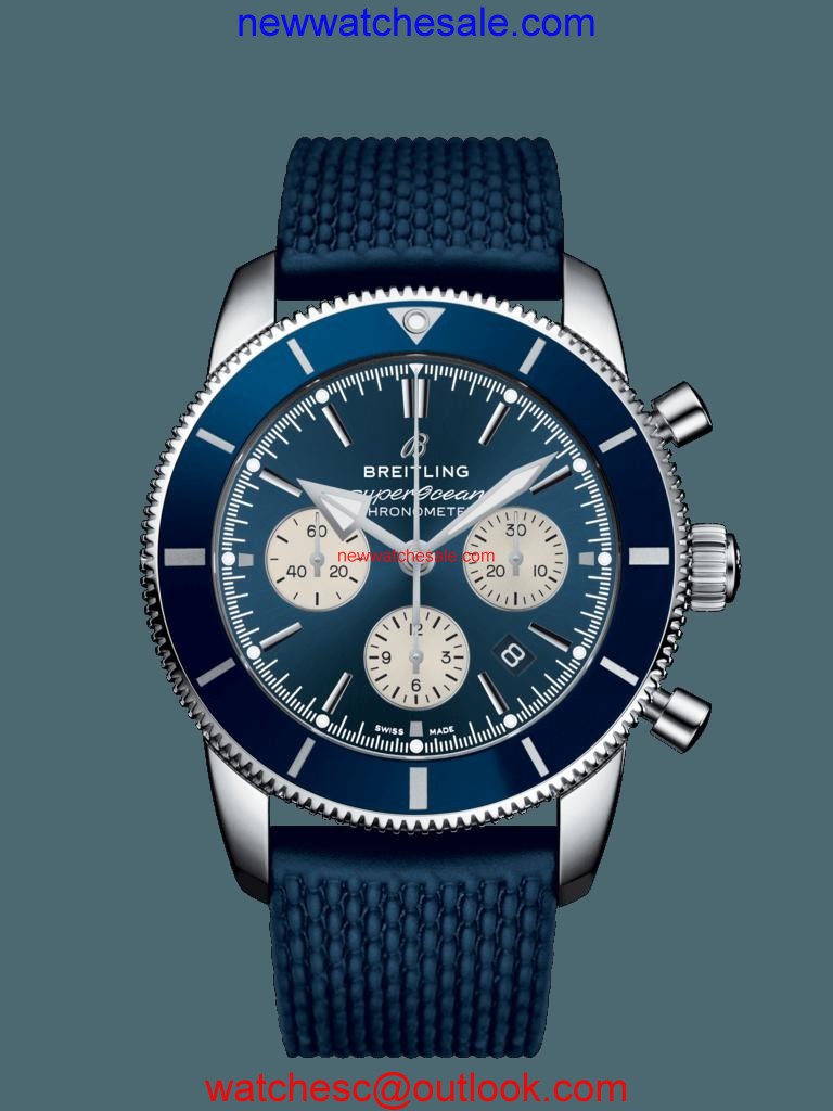 Imitation Breitling Superocean Heritage II B01 Chronograph 44 Steel Blue Breitling Watch00011