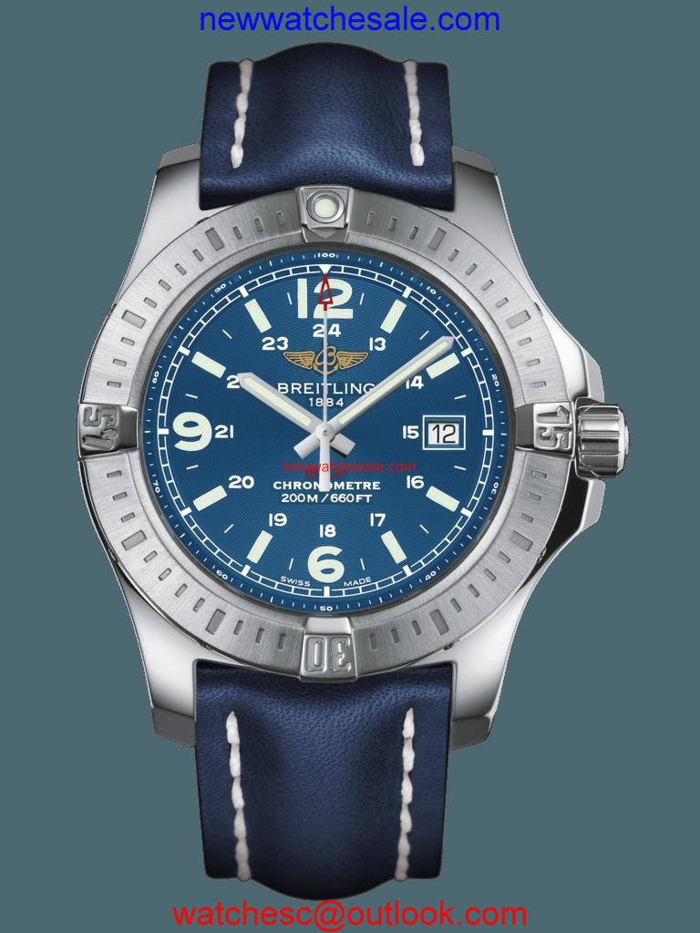 Imitation Cheap Breitling Colt Quartz Steel Mariner Blue Breitling Watch01194