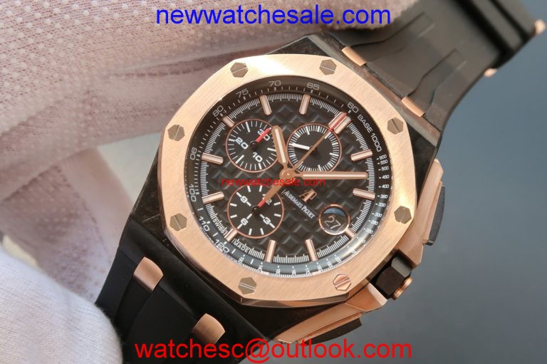 Imitation High Quality Audemars Piguet Royal Oak Offshore 2017 Updated Black Ceramic Bezel Watch00312