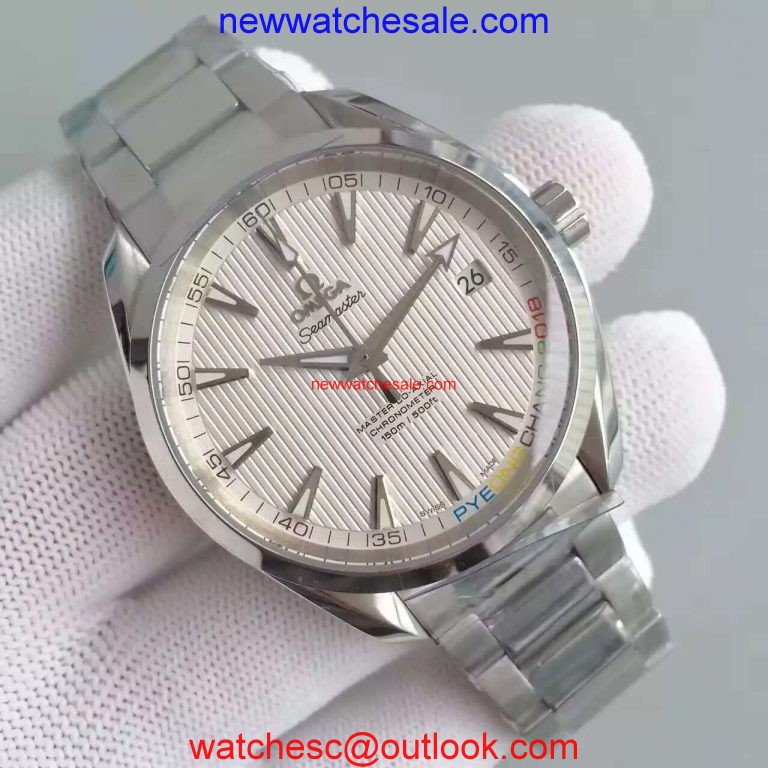 Imitation Omega Seamaster CO-AXIAL Master PyeongChang 2018 White Dial Bracelet Watch00786