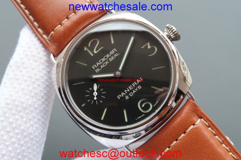 Imitation Panerai Radiomir PAM609 Brown Leather Strap Panerai Watch01059