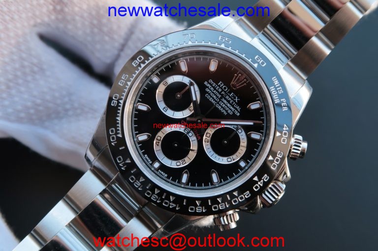 Imitation Rolex Daytona 116500 Black Dial Bracelet Rolex Watch00433