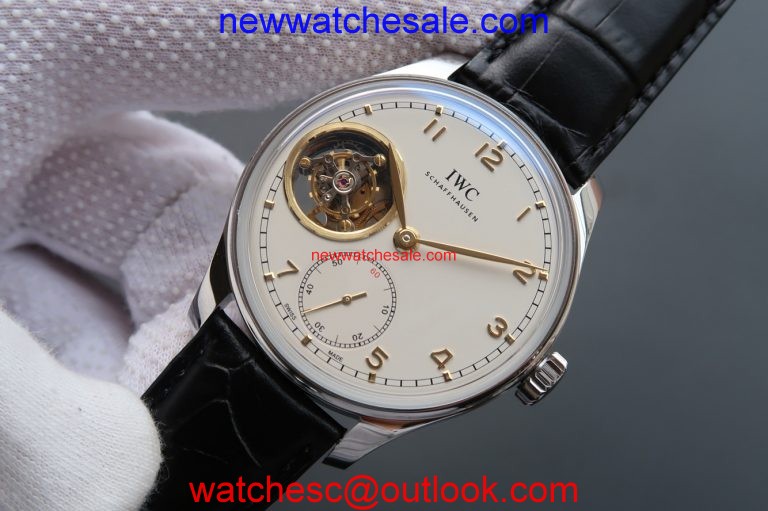 IWC AZ Portuguese Tourbillon White Dial Markers IWC Watch01158