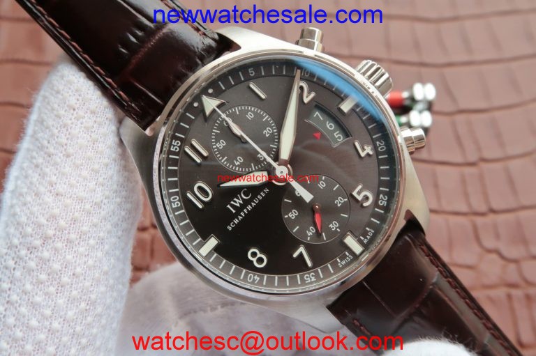IWC Pilot Chrono IW387802 Leather Strap IWC Watch00665