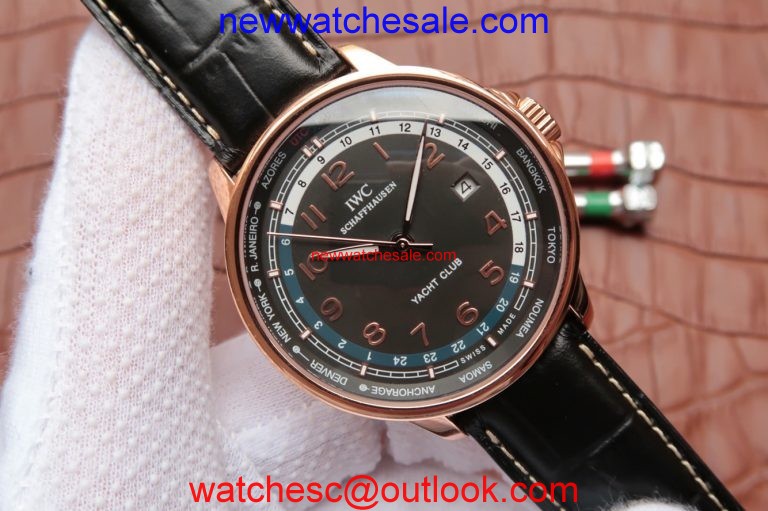 IWC Portuguese Automatic Yacht Club Black Dial Watch00436