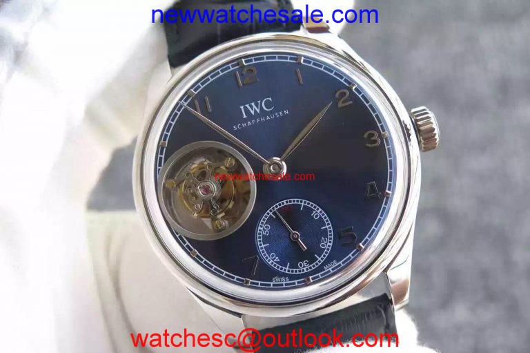 IWC Portuguese Tourbillon IW5463 Blue Dial Watch01256