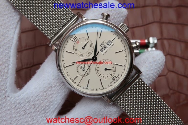 IWC V6 Portofino IW391011 Chronograph White Dial Watch00324
