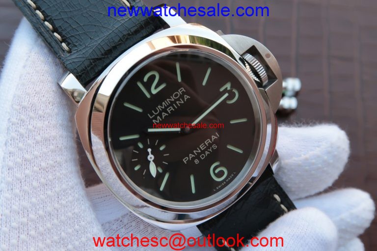 Knockoff Panerai PAM510 Black Distressed Calfskin Strap Watch00388
