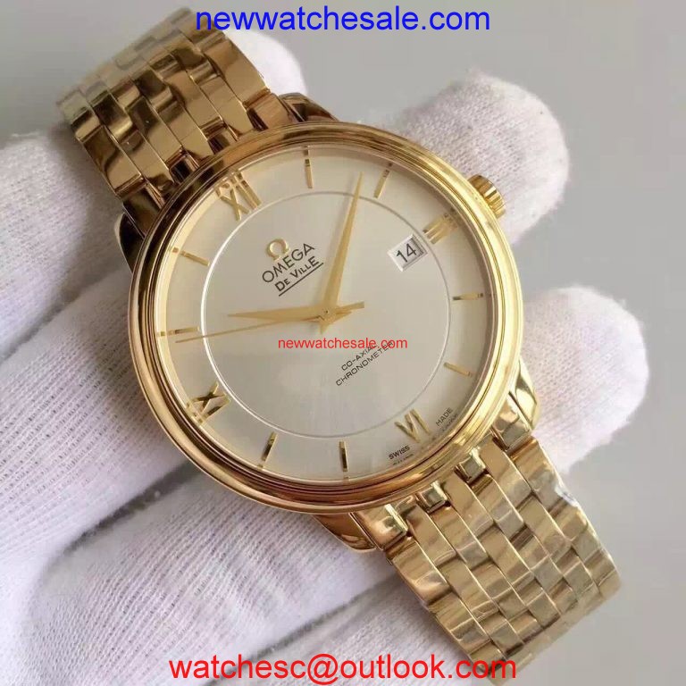 Omega MK De Ville 39.5mm White Dial Case Bracelet Omega Watch00263