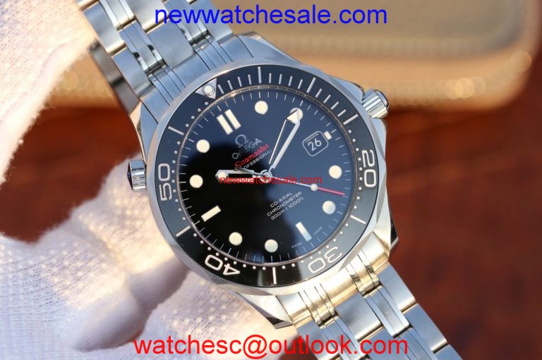 Omega Seamaster 300M Chronometer Black Bracelet Watch00643