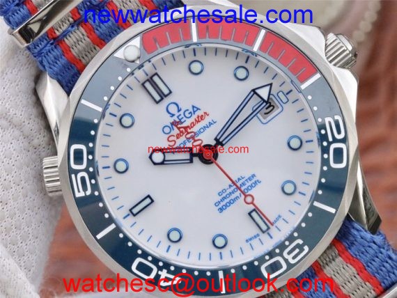 Omega Seamaster Diver 300M COMMANDER��S WATCH Limited Edition Nylon Strap Watch00936