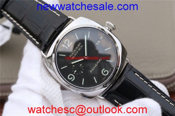 Panerai PAM388 Black Dial Leather Strap Panerai Watch00758