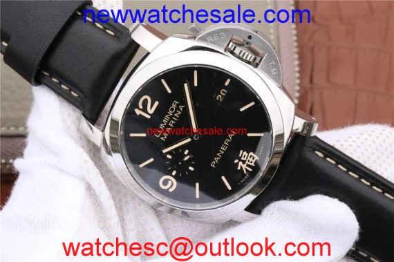 Panerai PAM498 Black Dial Leather Strap Watch00885