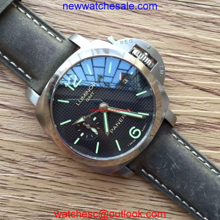Panerai PAM535 Paris Hobnails Dial Gray Asso Strap Watch01227