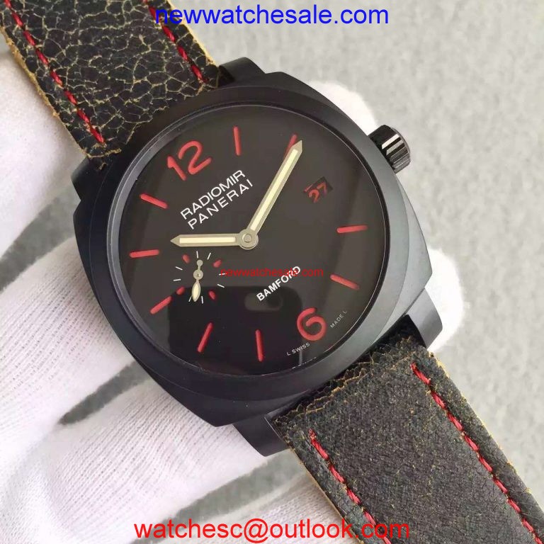 Panerai Radiomie 1940 PAM514 Bamford Black Dial Watch01137