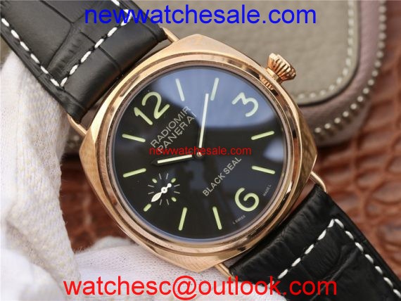 Panerai Radiomir PAM575 Black Leather Strap Panerai Watch01122