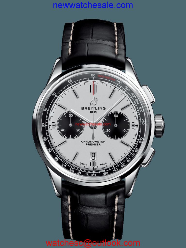 Replica Breitling Premier B01 Chronograph 42 Steel Silver Breitling Watch00634