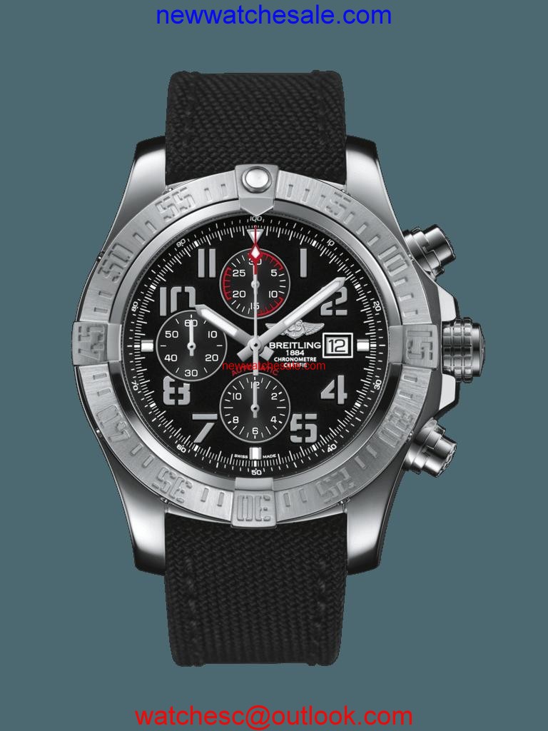 Replica Breitling Super Avenger II Steel Volcano Black Watch01223