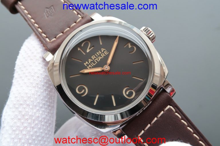 Replica Panerai PAM587 Thick Brown Leather Strap Watch00956