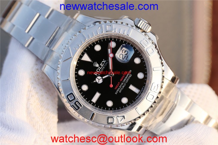 Replica Rolex Yacht-Master 116622 Black Dial Bracelet Watch00041