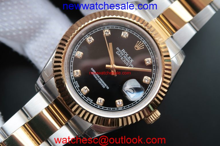 Rolex DateJust 41mm 126333 Wrapped Black Dial Jubilee Bracelet Watch01205