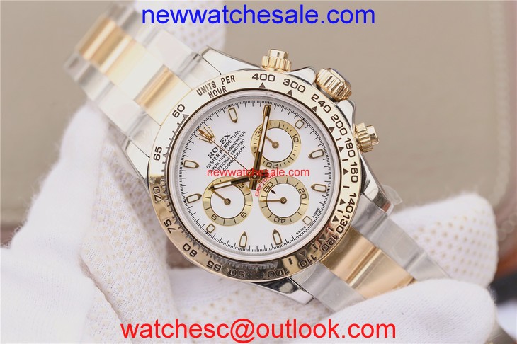 Rolex Daytona 116523 Thick Wrapped White Dial Bracelet Watch00510