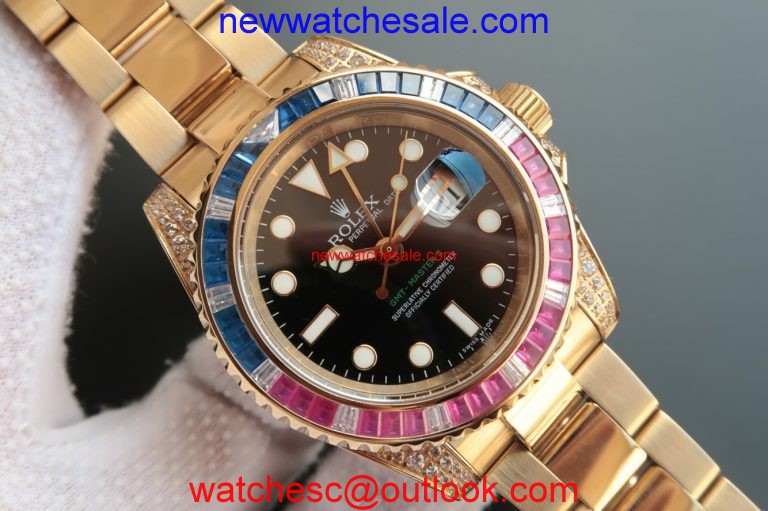 Rolex GMT-Master II BP 116758 Blue/Red Crystal Bezel Watch00285