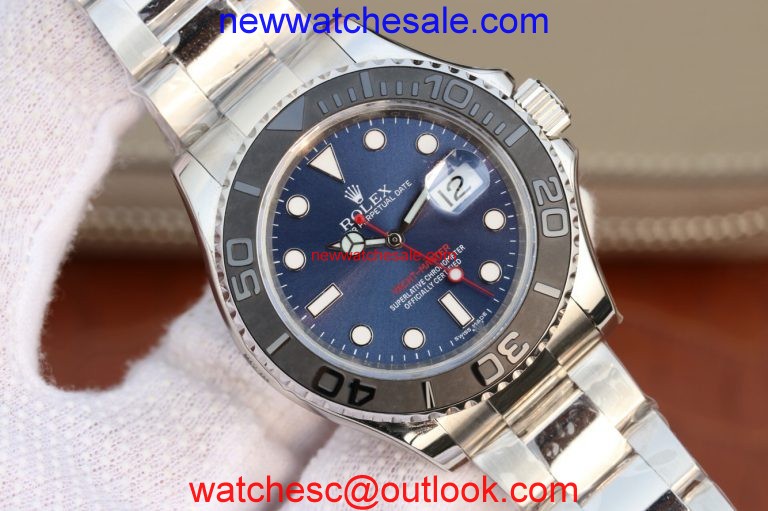 Rolex Yacht-Master 116655 Blue Dial on Bracelet Rolex Watch00858